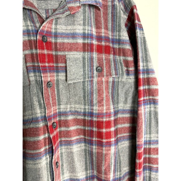 L.L. Bean Chamois Cloth Shirt, Traditional Fit Flannel Men’s L - Picture 4 of 7